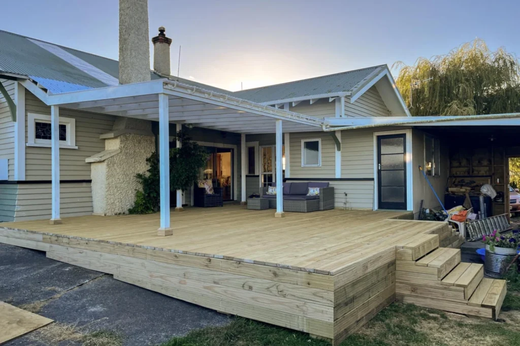 Completed outdoor project by Deck Builders Palmerston North showcasing professional deck builders palmerston north results.