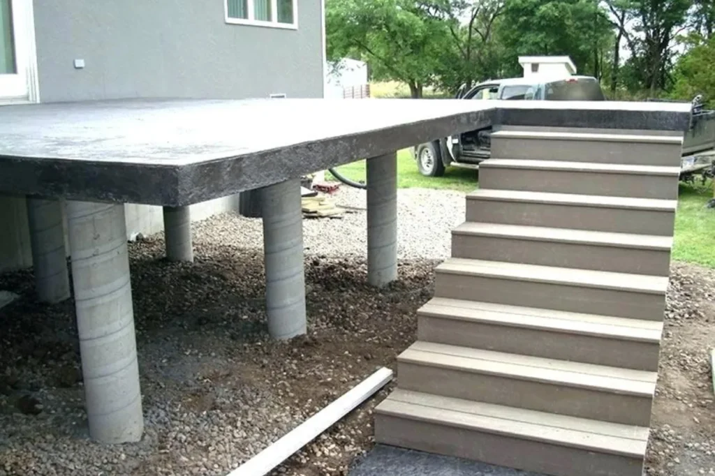 Elevated concrete decks built by Deck Builders Palmerston North adding strength and style to landscapes.